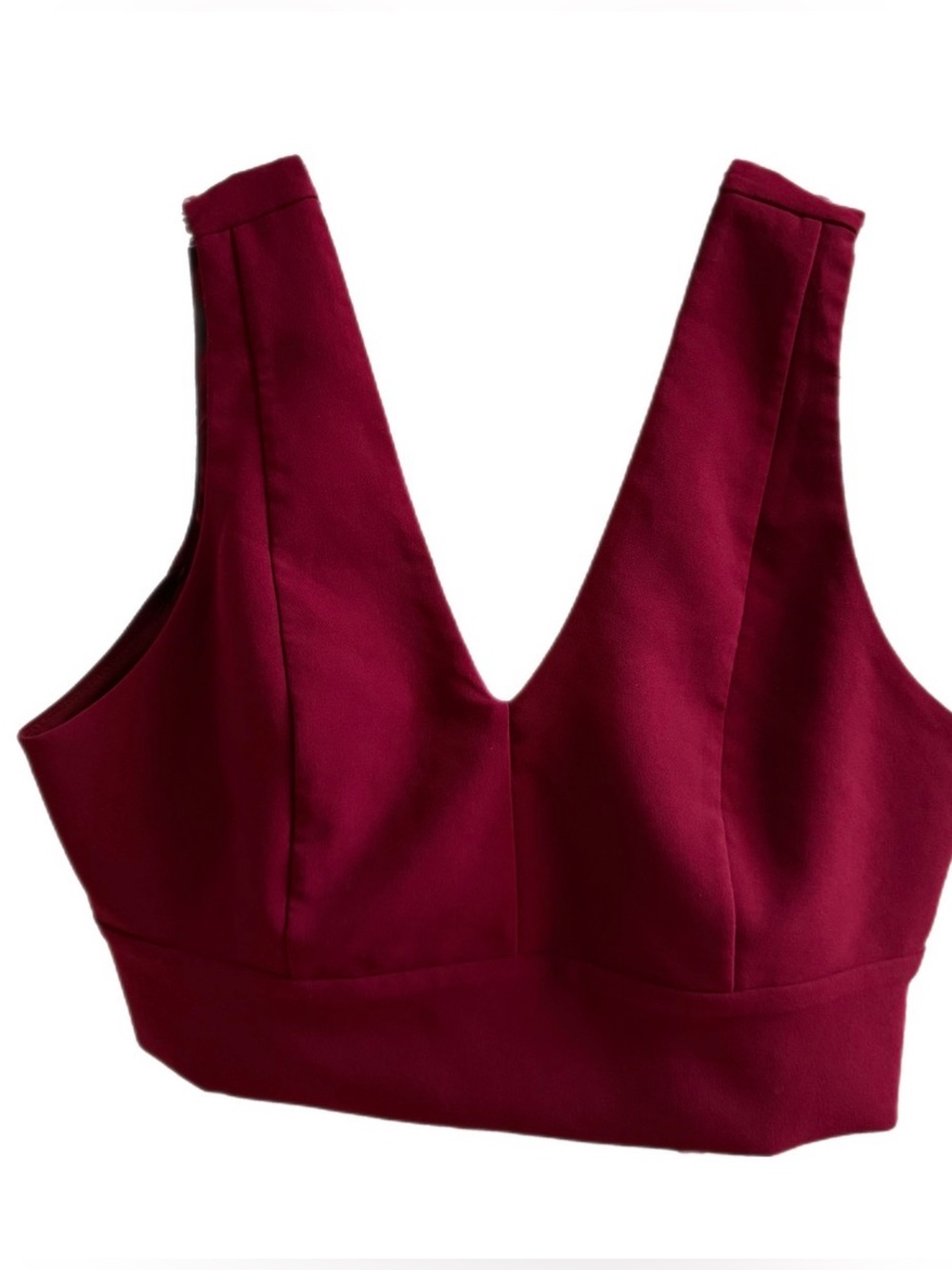 Forever 21 Deep V Bralette - Wine